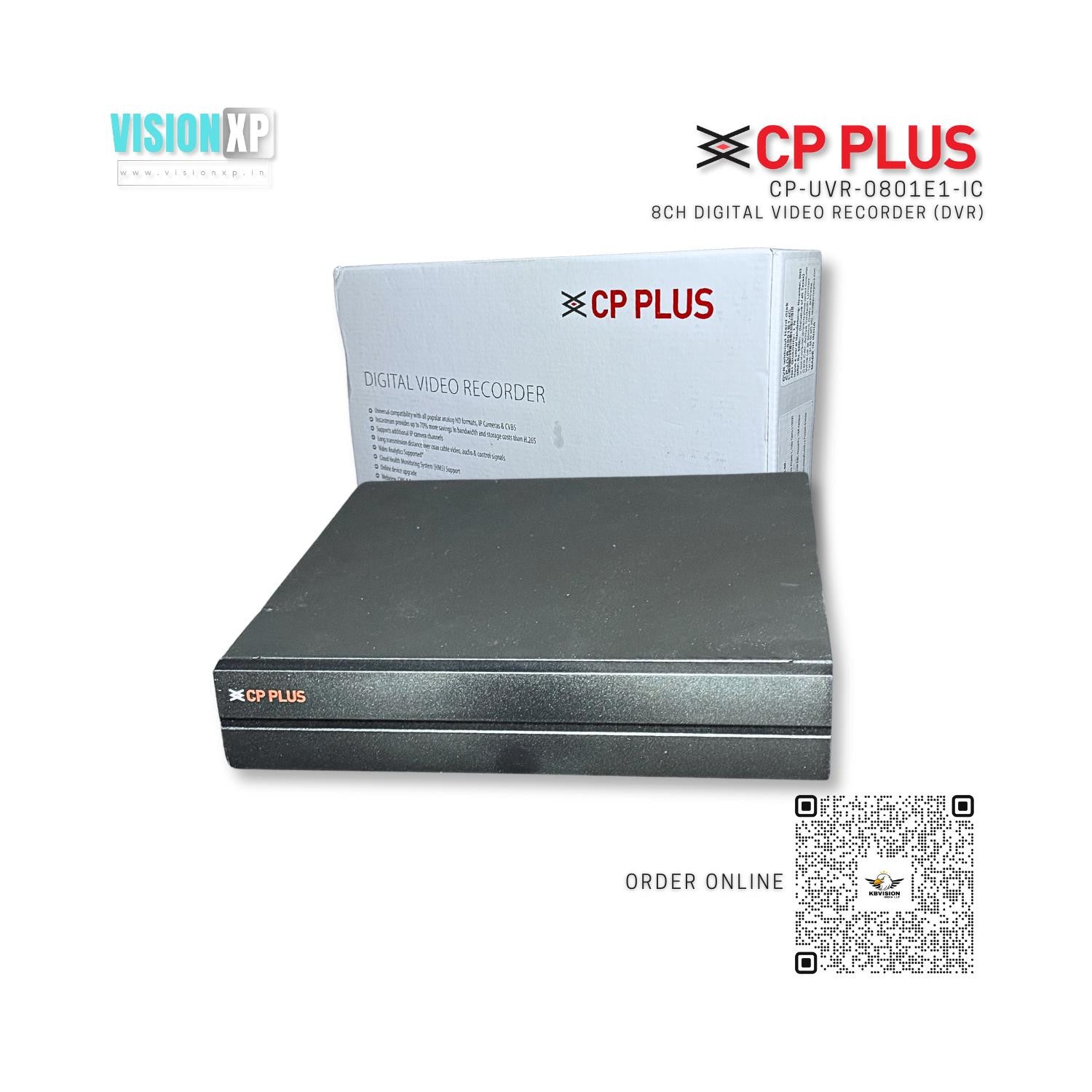 CP Plus CP-UVR-0801E1-IC 8ch Digital Video Recorder (DVR) CP Plus CP-UVR-0801E1-IC 8ch Digital Video Recorder (DVR)
